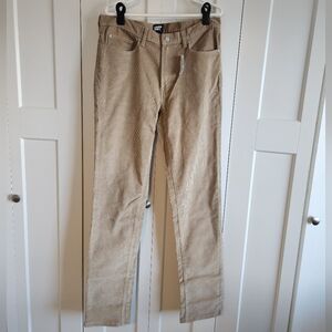 *NWT* Lands' End Men's Tan Corduroy Pants 35x35